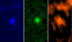 小惑星アポフィスの赤外線画像